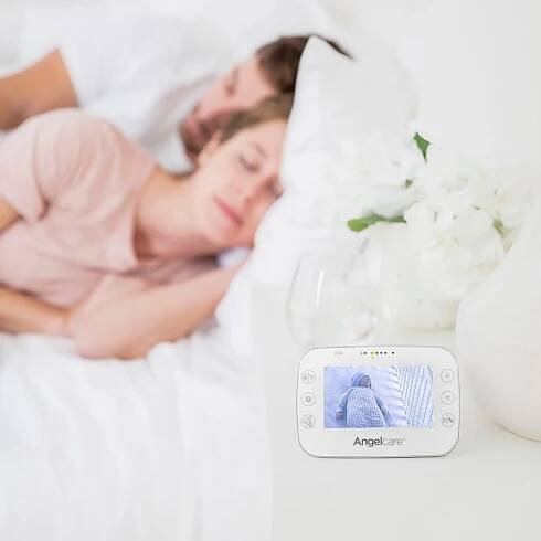 ANGELCARE AC327 Monitor pohybu dechu a elektronická video chůvička | feedo.cz