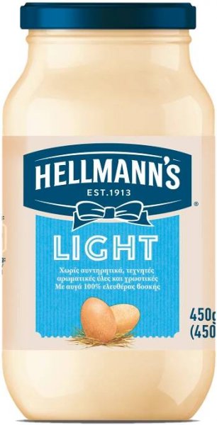 Hellmann's Light Mayonnaise – majonéza o 60 % méně tuku, 264 kcal
