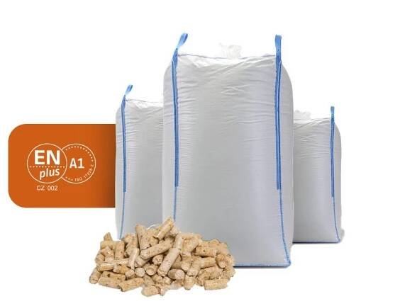 Dřevěné pelety ENplus A1 Big Bag