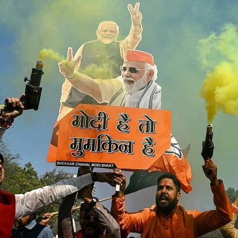 Modi’s BJP claim comfortable victory in crucial Delhi election