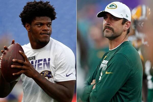 Lamar Jackson, Aaron Rodgers