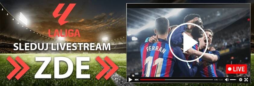 LIVE stream La Ligy zdarma na TV Tipsport