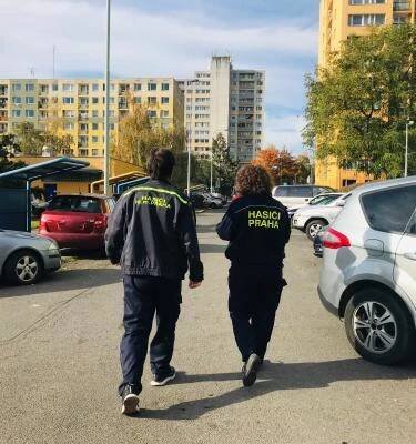 Terénní šetření průjezdnosti požární techniky - Praha 11