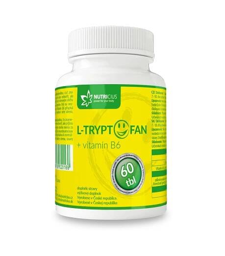 L-Tryptofan + vit. B6 - 200 mg/2.5 mg tbl.60
