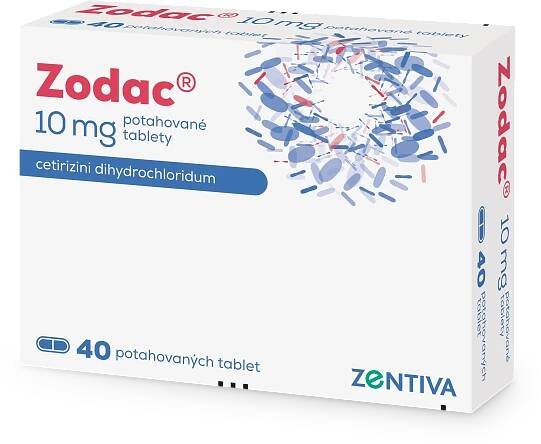 Zodac 10 mg 40 tablet