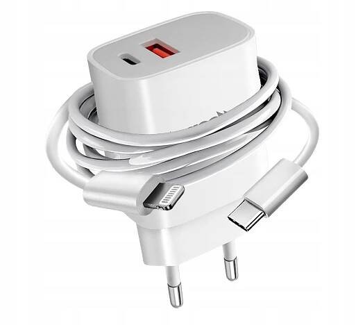RYCHLÁ NABÍJEČKA USB-C 20W + KABEL 1M pro IPHONE 14 13 12 14 ProMax LIGHTING