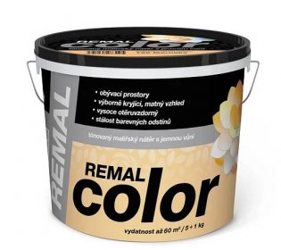 REMAL Color Tónovaný malířský nátěr s jemnou vůní, 730 Meruňka, 5 + 1 kg koupit v OBI