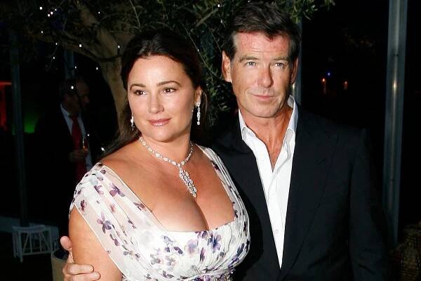 Someone tried to fat shame Pierce Brosnan's wife. It backfired.