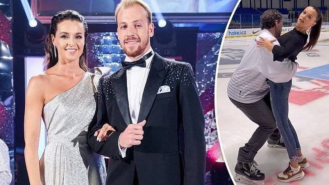 Ne Jágr, ale Prágr: Iva Kubelková baví internet tréninkovým videem ze StarDance i s rytířem z Kladna