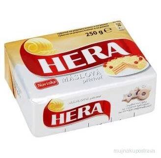 Hera máslová příchuť tuk rostlinný 250g