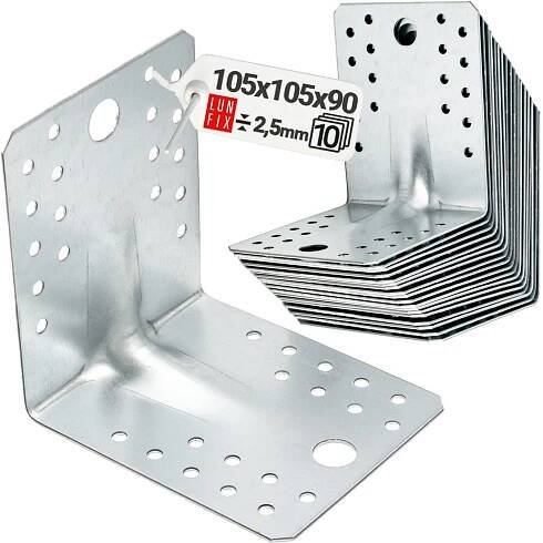 Úhelník s prolisem KP2 105x105x90x2,5 10 ks.