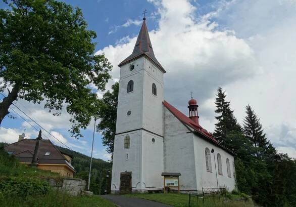 Photos - Nové Hamry,kostel sv.Jana Nepomuckého,z r.1789. - 02.07.2014