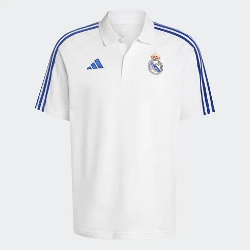 Adidas Pánské sportovní tričko Polo Real Madrid Bílá IT3813 vel. L