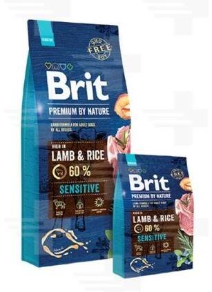 Brit Premium by Nature Sensitive Lamb 1kg - cena, srovnání
