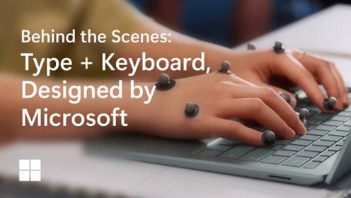 Features that make a keyboard comfortable to use video thumbnail – hands typing on a Surface keyboard