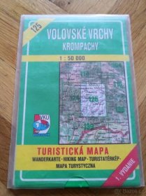 Turistická mapa Volovské vrchy - Krompachy - 1995 - Havlíčkův Brod | Bazoš.cz