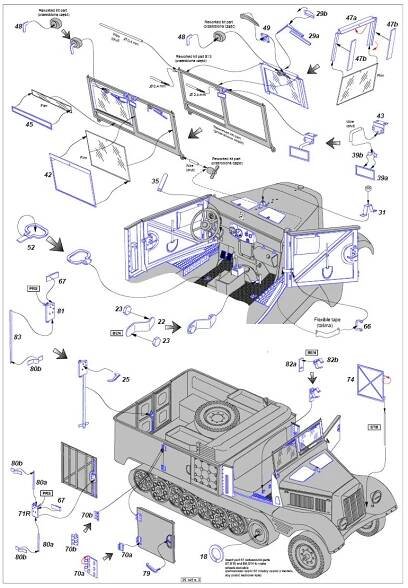 German Nebelkraftwagen Sd.Kfz.11/4 vol.1-basic set (AFV)