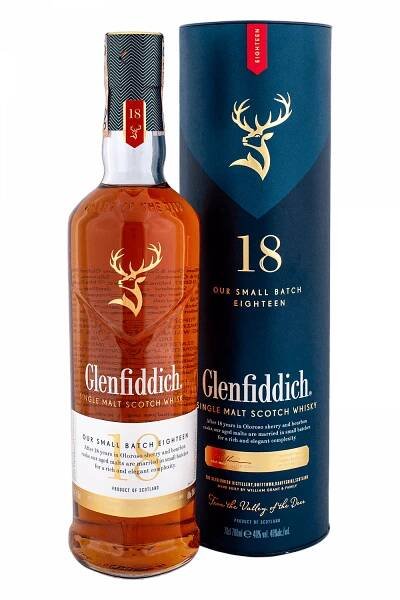 Glenfiddich 18-ročná + Tuba - Alkoholonline.sk