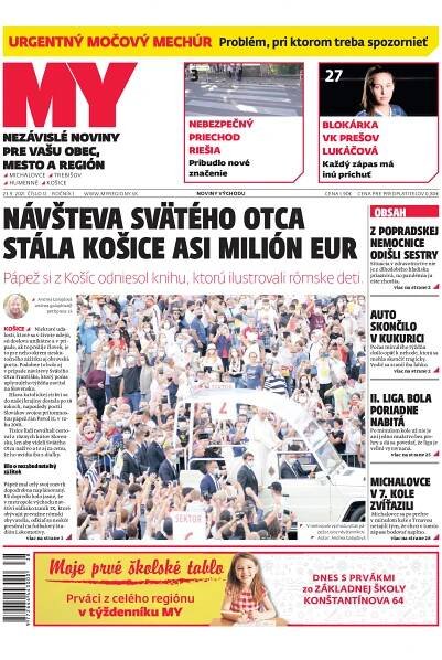 Noviny Východu z 23. 9. - 29. 9. | Denník SME 