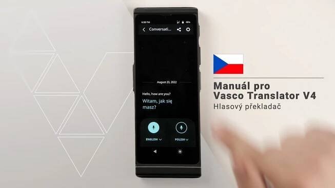 Návod Vasco Translator V4: Jak používat funkci hlasového překladače