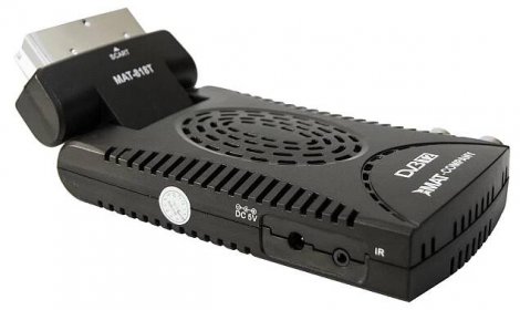 DEKODÉR TV TUNER POZEMNÍ DVB-T2 H.265 HEVC FULL HD USB HDMI DÁLKOVÉ OVLÁDÁNÍ BATERIE Porty HDMI SCART (EIA Multiport) USB konektor antény