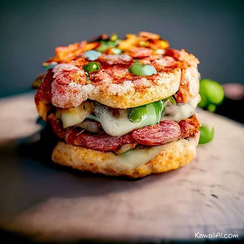 cute little burger-pizza