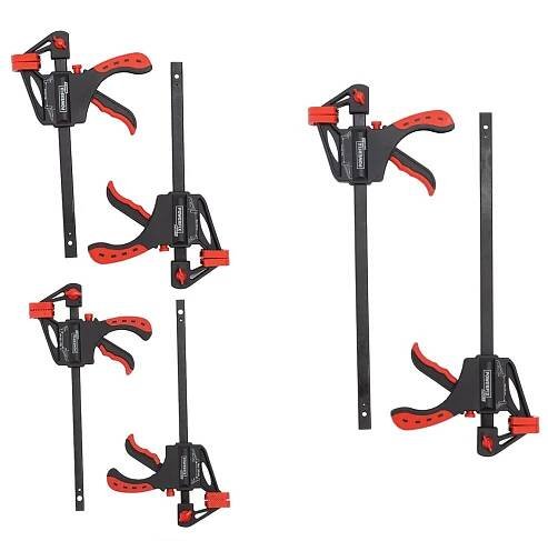 POWERFIX Sada jednoručních svorek, 2dílná/4dílná