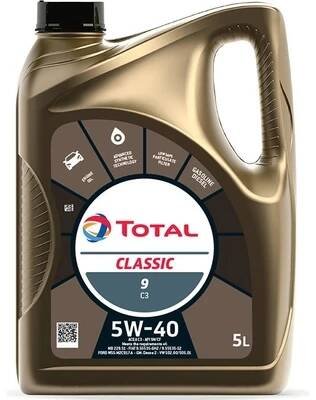 Total Classic 9 C3 5W-40 5 l od 648 Kč - Heureka.cz