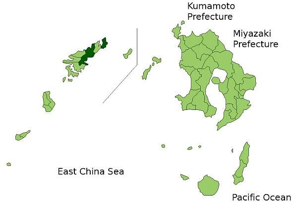 Soubor:Amami in Kagoshima Prefecture.png