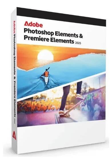 Adobe Photoshop/Premiere Elements 2025 WIN/MAC CZ, ESD, licence na 3 roky výhodně se slevou 8 % | SW.CZ