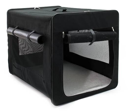 Wiltec skládací přepravní box pro psy, kočky XL (94x66x74cm), robustní, lehký