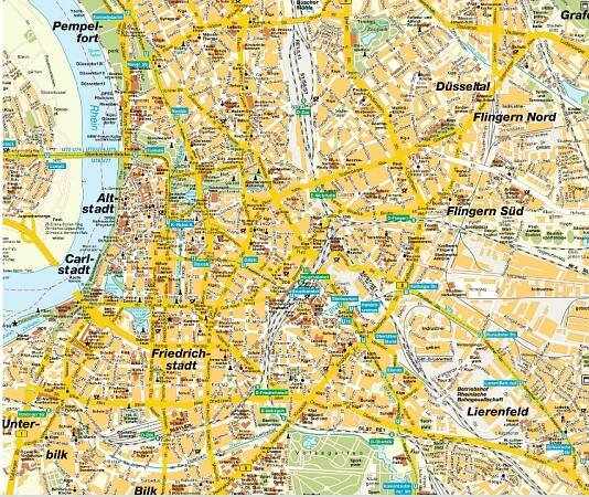 dusseldorf map