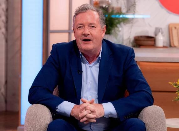 Piers Morgan on the Lorraine TV show.