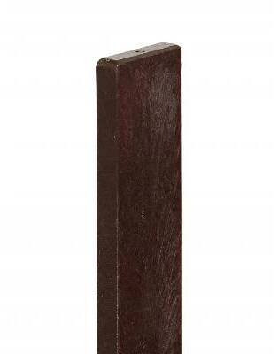 Plastová plotovka 50x30 mm, výška 150 cm, rovná, hnědá
