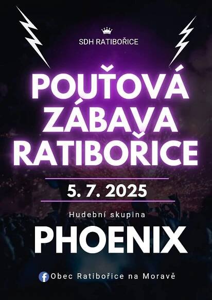 POUŤOVÁ ZÁBAVA 2025 - RATIBOŘICE - TřebíčLive.cz - Akce v Třebíči a okolí
