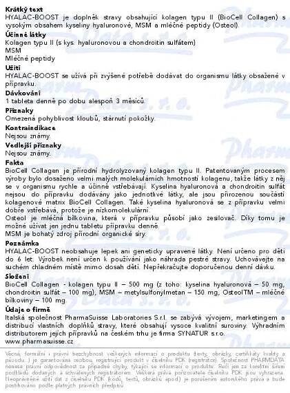 HYALAC-BOOST PharmaSuisse tbl.60 | Moje lékárna