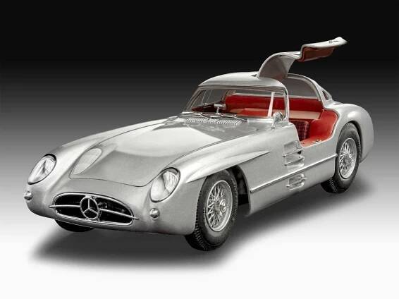Revell Gift-Set - Plastikový model auta Mercedes-Benz 300 SLR (70th Anniversary) | Plastikové modely