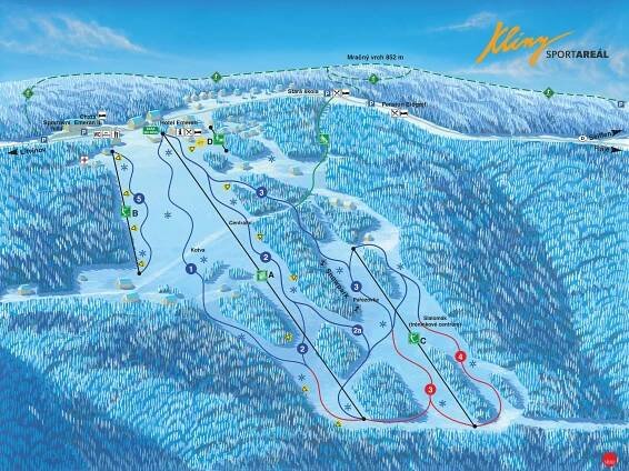 Ski areál Klíny - Ski areál