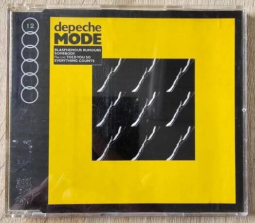 Depeche Mode - Blasphemous Rumours / Somebody, 1991, CD maxi singl