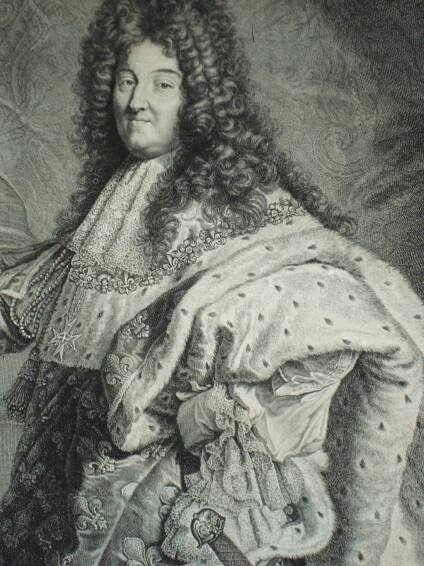 Full-length portrait of King Louis XIV - Nicholas Price Fine Art