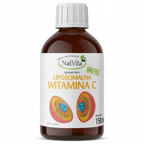 Vitamín C Lipozomální Imunita Kyselina L-Askorbinová Tekutina 150 Ml NatVita