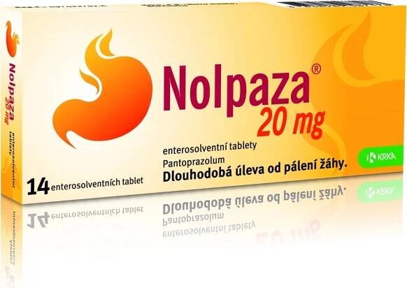 NOLPAZA POR 20MG TBL ENT 14