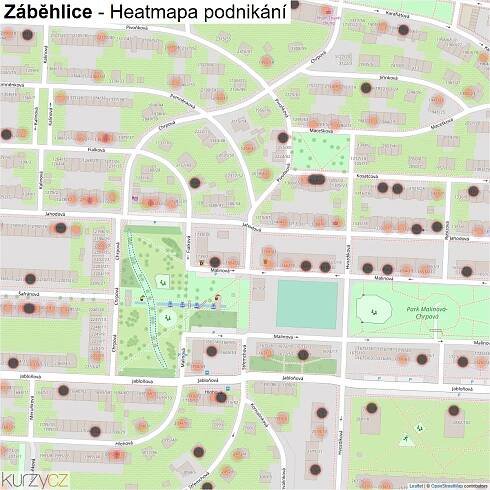 Záběhlice - mapy | Kurzy.cz