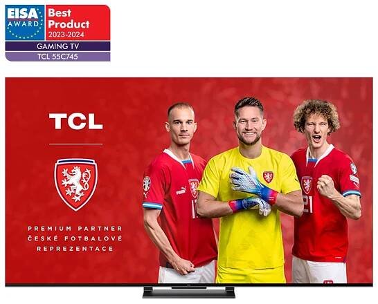 4K QLED TV TCL 55C745 | iSpace.cz