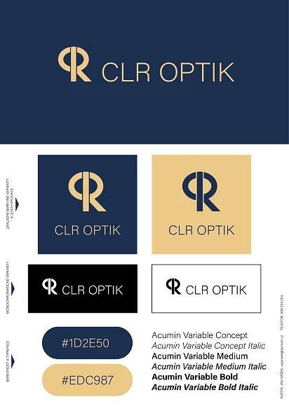Digitální design FMK UTB - Soutěž pro logotyp CLR OPTIK
