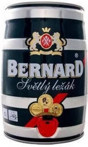 Bernard světlý ležák 12° 5 l (sud)