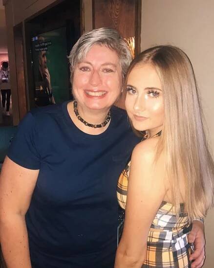 Kristen Scott with her Mother
