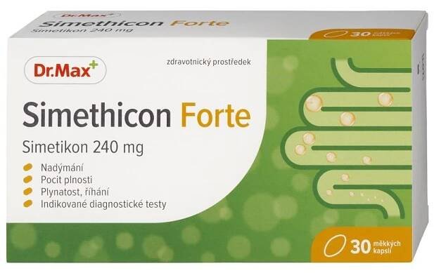 Dr. Max Simethicon Forte 240 mg 30 kapslí