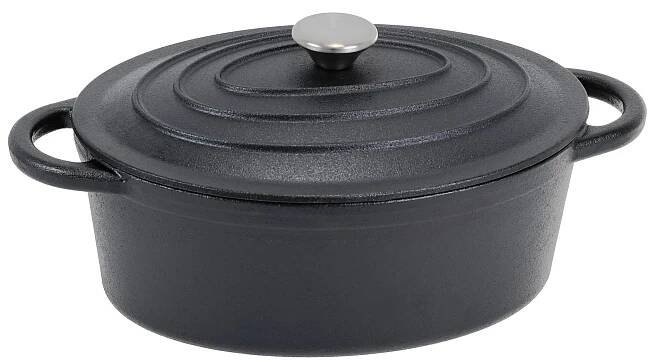 Pekáč litinový Krisberg KR 2554 6.4L hrnec 33 cm těžký na indukci