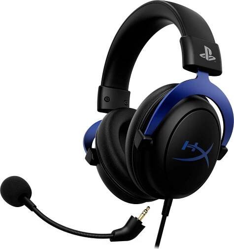 HyperX Cloud PS5-PS4 černá/modrá